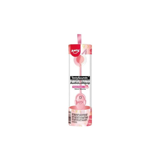 Amos TastySounds Birthday Girl Honey Peach AudioLollipop (16g) - America