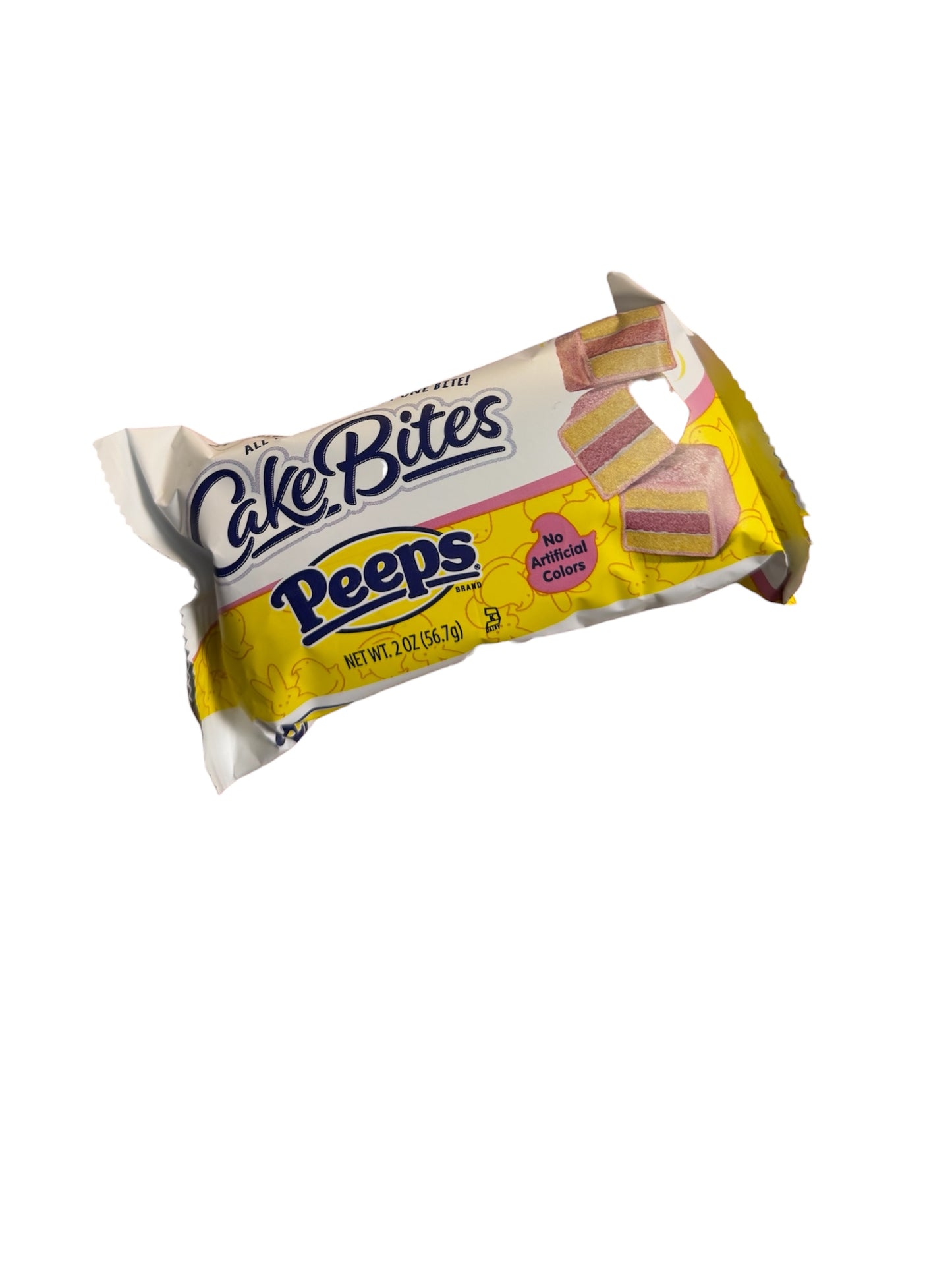 Cake Bites Peeps Marshmallow Flavour Yellow Icing (56g) - America
