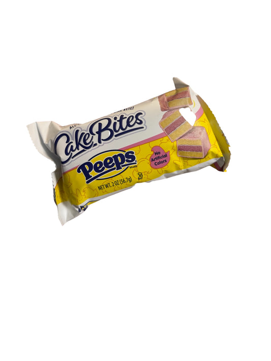 Cake Bites Peeps Marshmallow Flavour Yellow Icing (56g) - America