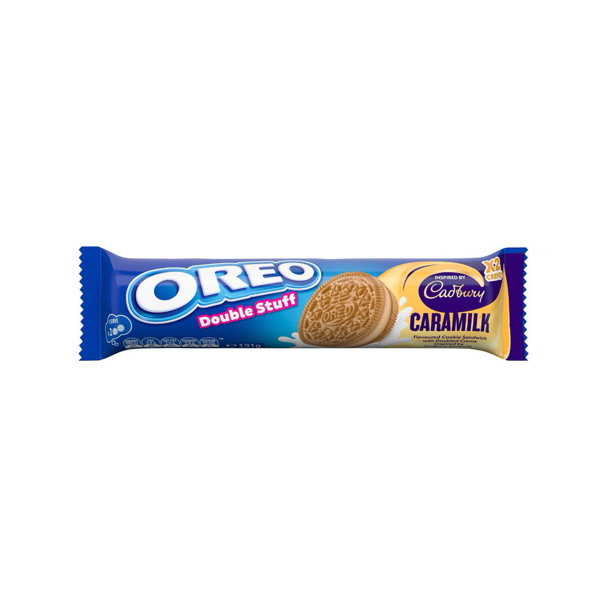 Oreo Double Stuff Cadbury Caramilk Sandwich Cookies (131g) - Australia