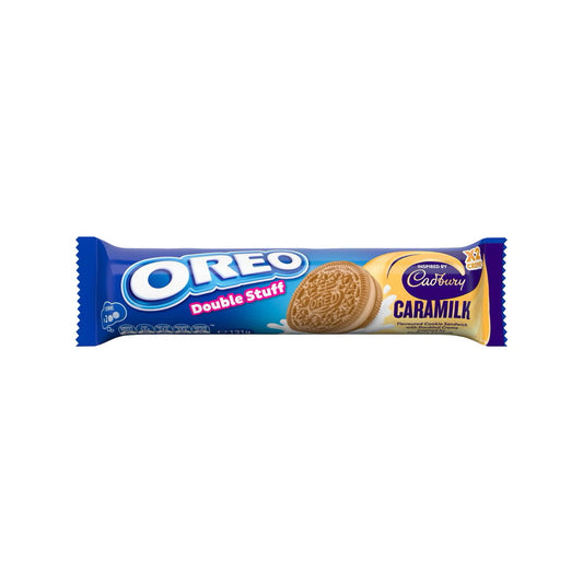 Oreo Double Stuff Cadbury Caramilk Sandwich Cookies (131g) - Australia