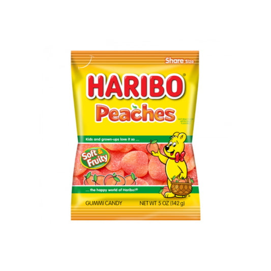 Haribo Peaches Peg Bag (142g) - America