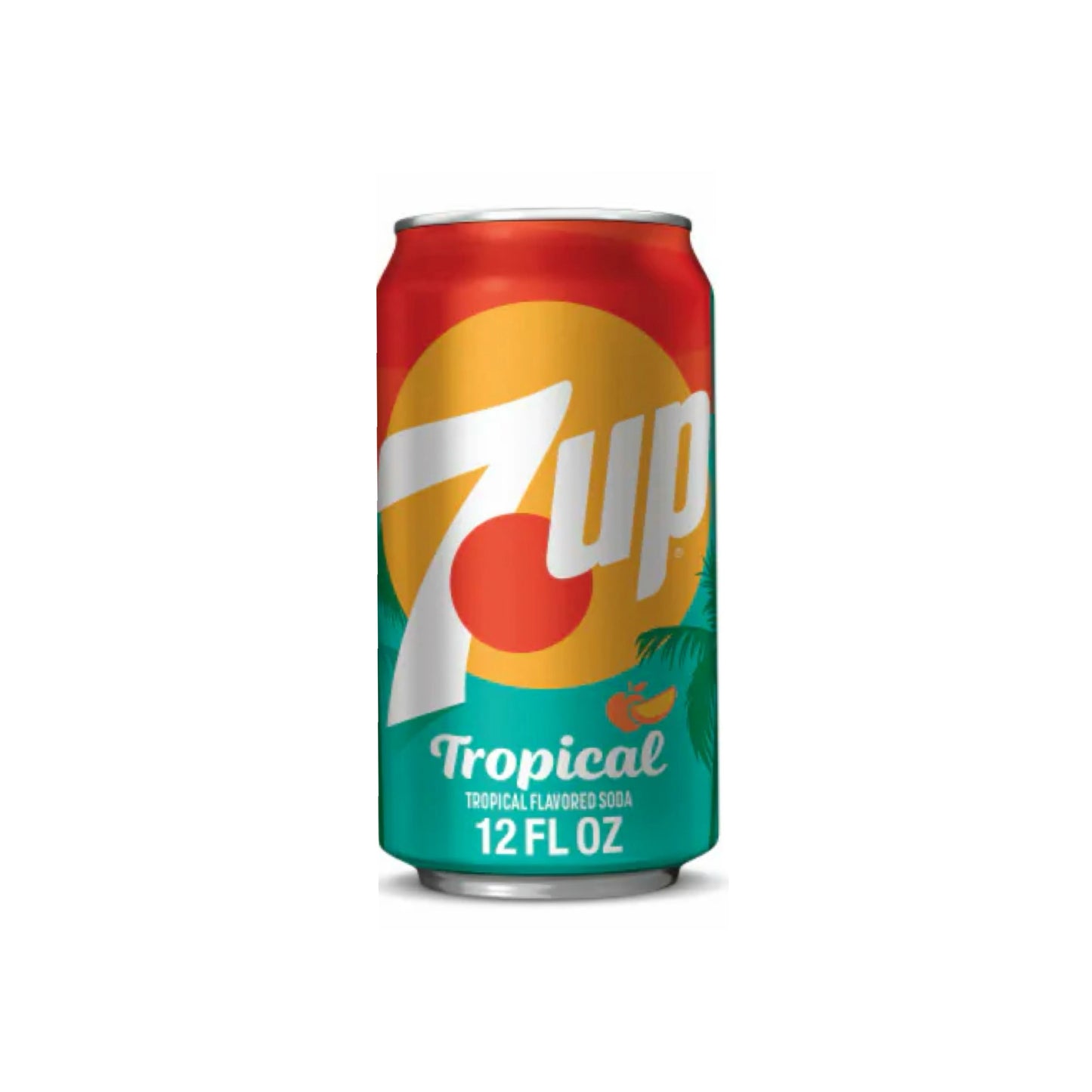 7up Tropical Soda Red, Yellow & Green Can (355ml) - America