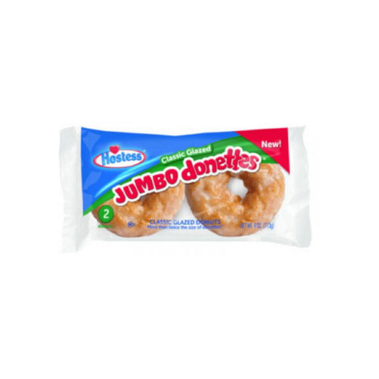 Hostess Classic Glazed Jumbo Donettes 2-Pack (113g) - America