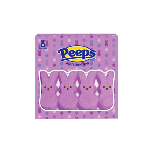 Peeps Easter Lavender Marshmallow Bunnies 8-Pack (85g) - America
