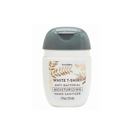 Bath & Body Works Hand Sanitizer White T- Shirt Moisturising Pocket Bac (29ml) - America