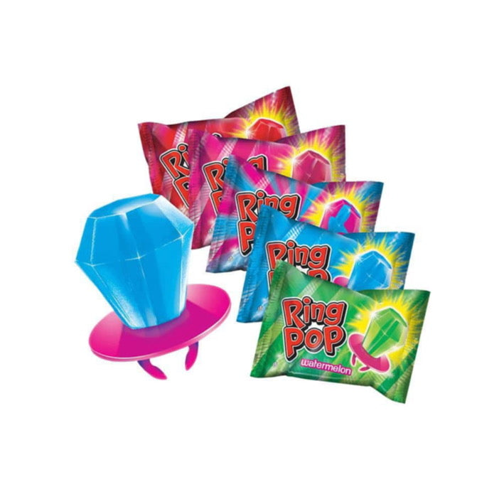 Bazooka Ring Pop Single [1X RANDOMLY SELECTED FLAVOUR] (14g) - America