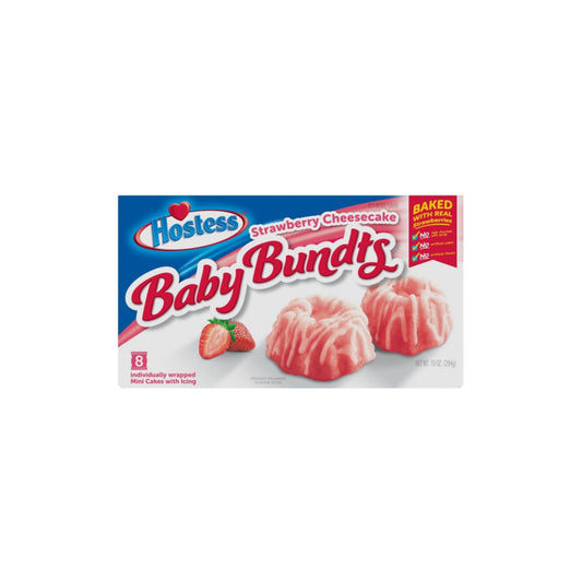 Hostess Strawberry Cheesecake Baby Bundts 8-Pack (283g) - America