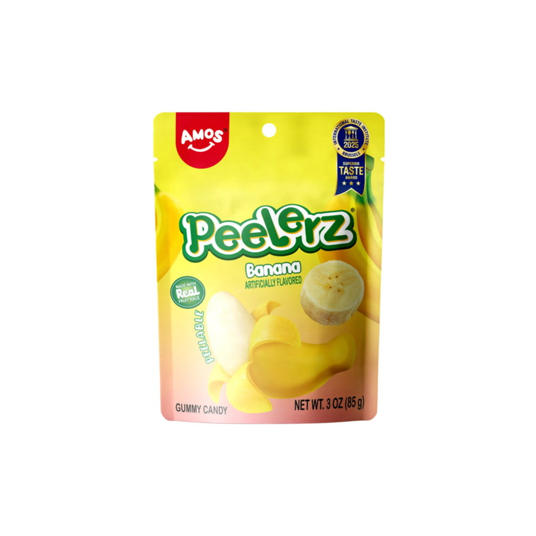 Amos Peelerz Gummy Banana Peg Bag (85g) - America