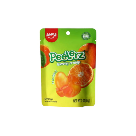 Amos Peelerz Gummy Orange Peg Bag (85g) - America