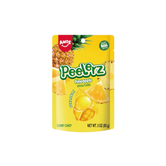 Amos Peelerz Gummy Pineapple Peg Bag (85g) - America