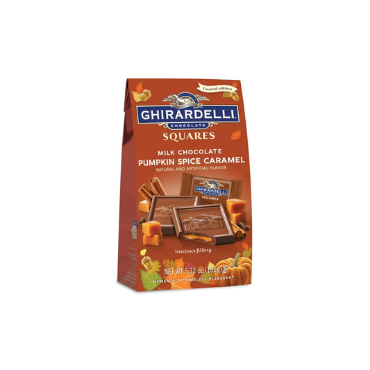 Ghirardelli Milk Chocolate Pumpkin Spice Caramel Squares (151g) - America