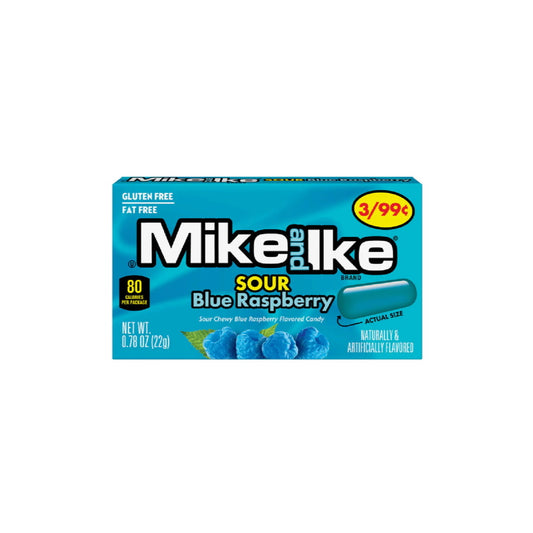Mike and Ike Sour Blue Raspberry Changemaker (22g) - America