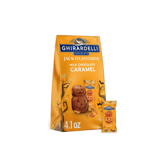 Ghirardelli Jack O’ Lanterns Milk Chocolate Caramel (117g) - America