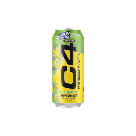 C4 Zero Sugar Energy x Jolly Rancher Green Apple (473g) - America