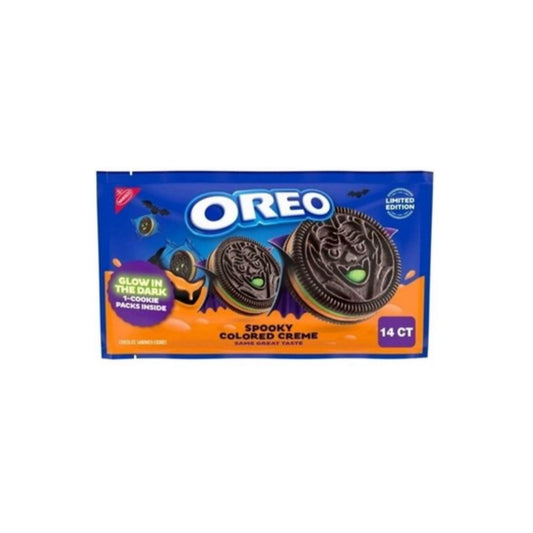 Oreo Halloween Spooky Colored
Creme Glow In The Dark (202g) - America