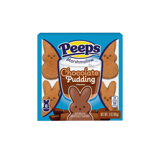 Peeps Easter Marshmallow Chocolate Pudding Bunnies 8-Pack (85g) - America