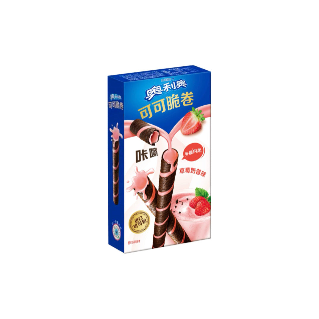 Oreo Crispy Roll Strawberry Milkshake (50g) - China