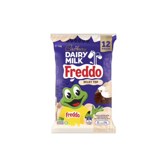 Cadbury Dairy Milk Freddo Milky Top Chocolate Bars 12-Pack (144g) - Australia