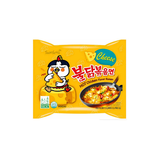 Buldak Cheese Hot Chicken Flavour Ramen (140g) - Korea
