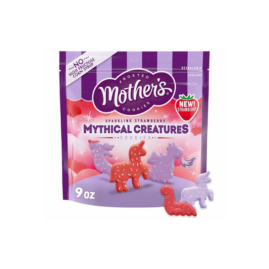 Mother’s Limited Edition Sparkling Strawberry Mythical Creatures Frosted Cookies (255g) - America