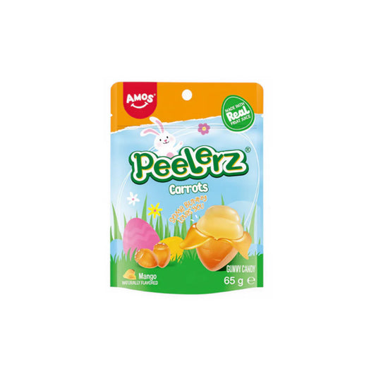 Amos Peelerz Mango Gummy Easter Carrots Bag (65g) - America
