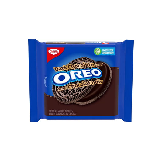 Oreo Dark Chocolate Sandwich Cookies (261g) - Canada