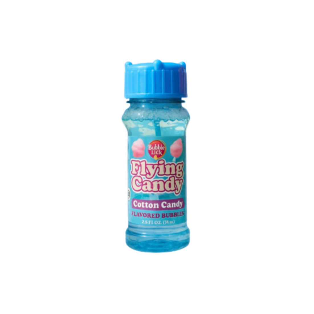 Bubble Lick Flying Candy Cotton Candy Flavored Bubbles (74ml) - America