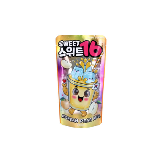 Sweet 16 Korean Pear Ade Zero Sugar (200ml) - Korea