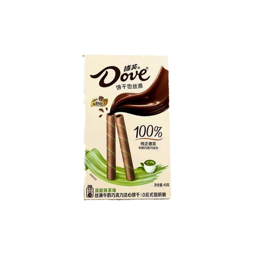 Dove Galaxy Matcha Filled Chocolate Wafer Sticks (40g) - China