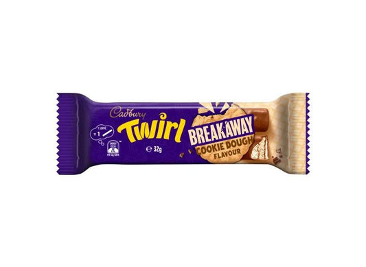 Cadbury Twirl Breakaway Cookie Dough (32g) - Australia (SLIGHTLY MELTED)