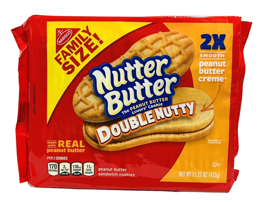 Nabisco Nutter Butter Double Nutty (432g) - America