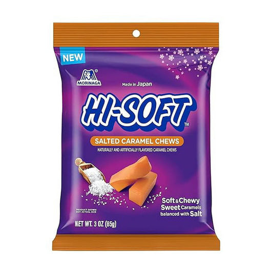 Hi-Soft Salted Caramel Chews Peg Bag (85g) - America