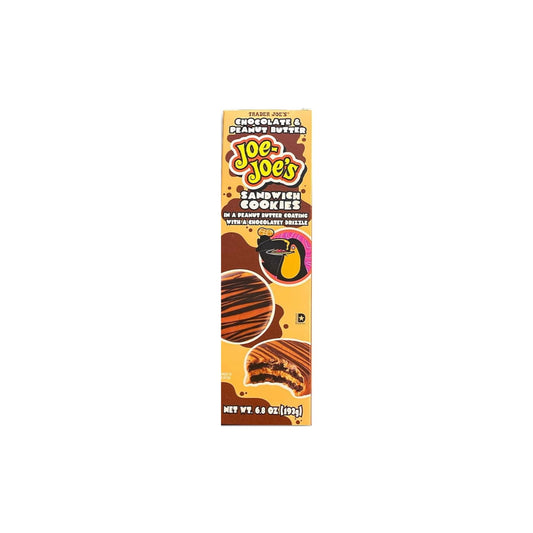 Trader Joe’s Chocolate & Peanut Butter Joe-Joe’s Sandwich Cookies (193g) - America