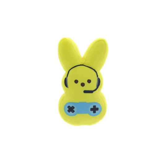 Peeps Gamer Yelllow Bunny Marshmallow Scented Plush (6-Inch) - America