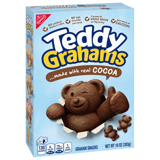 Teddy Grahams Chocolate Snacks (283g) - America