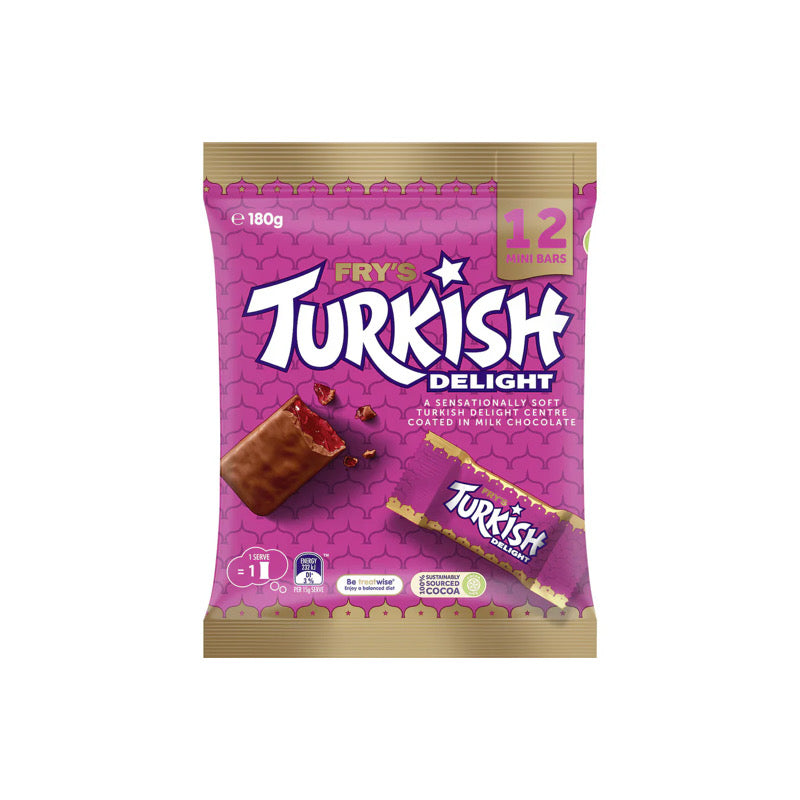 Cadbury Fry’s Turkish Delight Chocolates 12-Pack (180g) - Australia