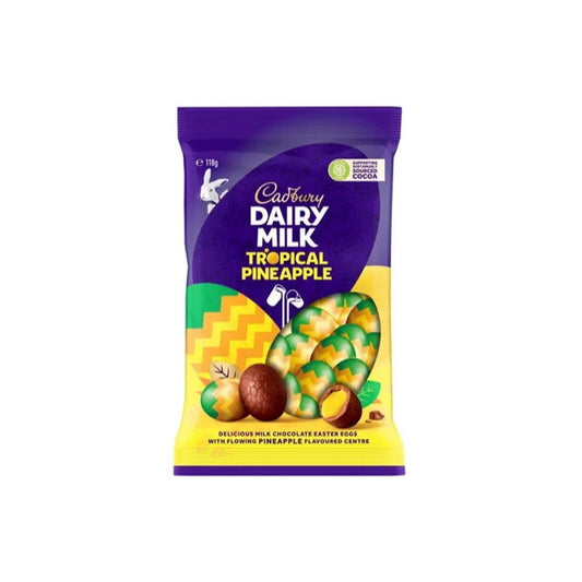 Cadbury Dairy Milk Easter Tropical Pineapple Eggs (118g) - Australia