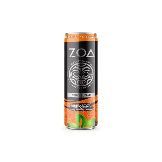 ZOA Zero Sugar Wild Orange Energy Drink (355ml) - America