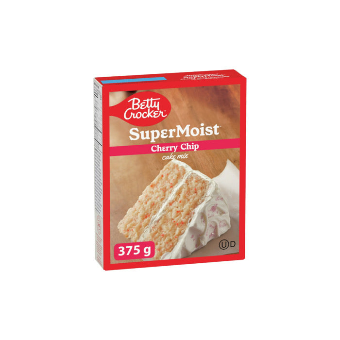 Betty Crocker Super Moist Cherry Chip Cake Mix (375g) - Canada