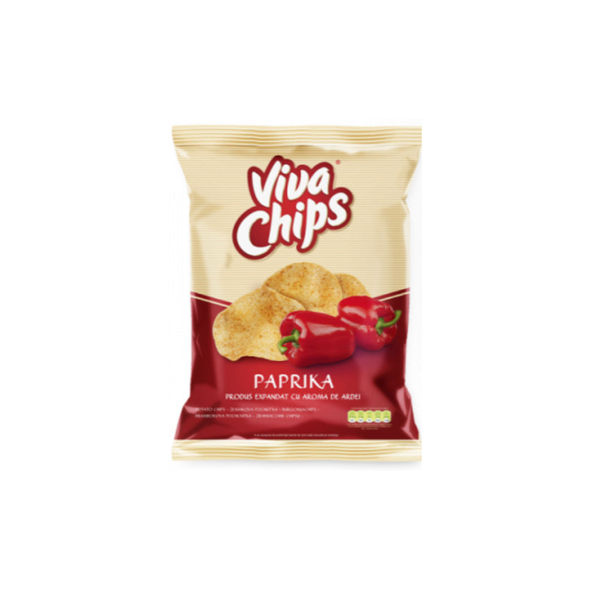 Viva Chips Paprika (100g) - Romania