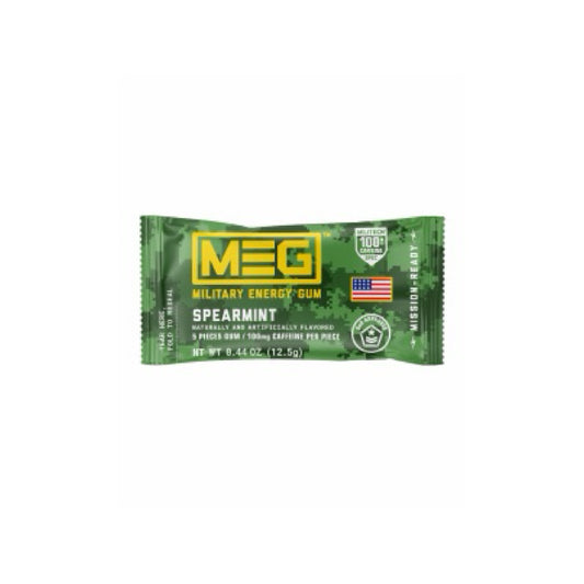 Military Energy Gum Pouch Spearmint (12g) - America