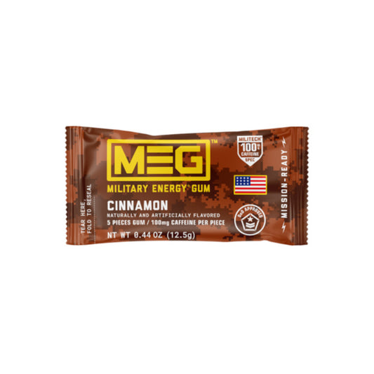Military Energy Gum Pouch Cinnamon (12g) - America