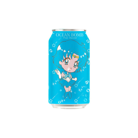 Ocean Bomb & Sailor Moon Pear Flavour Sparkling Water (330ml) - Taiwan BEST BEFORE 5TH OCTOBER 2025