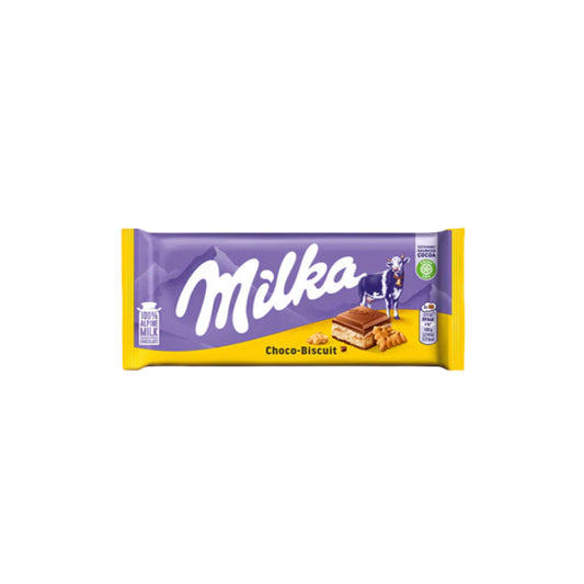 Milka Choco Biscuits Chocolate Bar (100g) - Poland