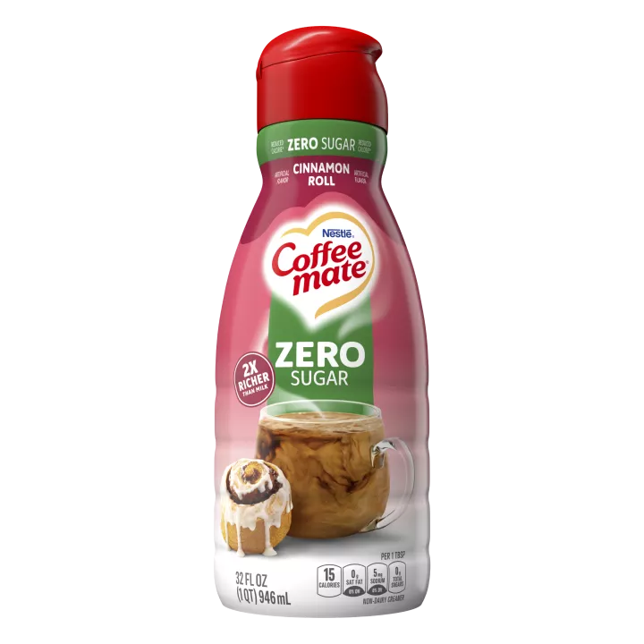 Coffee Mate Zero Sugar Cinnamon Roll Creamer (946ml) - America