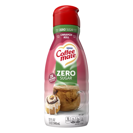 Coffee Mate Zero Sugar Cinnamon Roll Creamer (946ml) - America