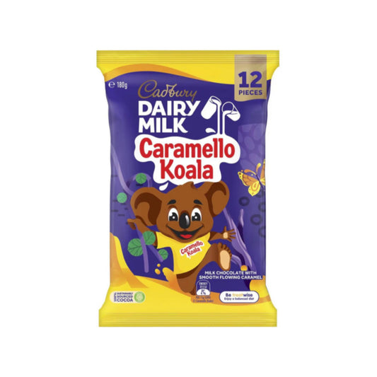 Cadbury Dairy Milk Caramello Koala Chocolate Bars 12pk (180g) - Australia