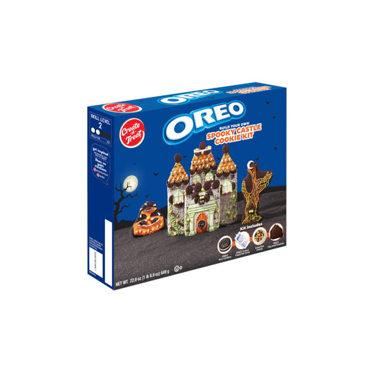 Create-A-Treat Oreo Build Your Own Halloween Spooky Castle Cookie Kit (649g) - America
