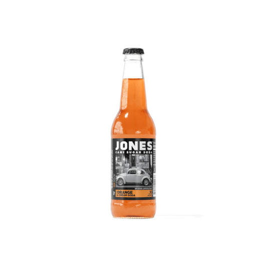 Jones Soda Orange & Cream Soda Glass Bottle (355ml) - America
